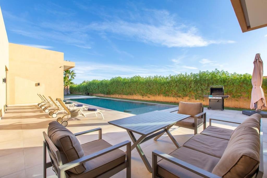 Villa Hawai, Ss Vis A Vis Avec Espace De Sport , Piscine Chauffee Marrakesh Exterior photo
